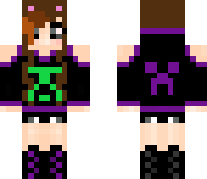 kawaii creeper kitten