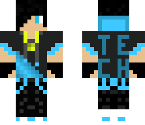 blue tech skin