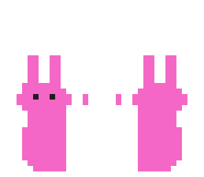 original pink easter bunny peep