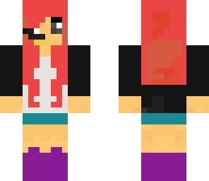 gamer girl in minecraft