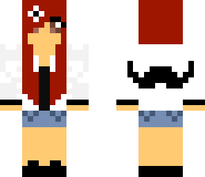 moustache girl