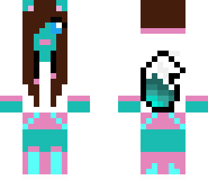 blue furry girl