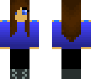 cute blue girl
