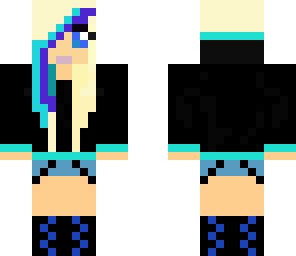 blue girl