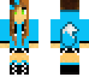 blue wolf girl