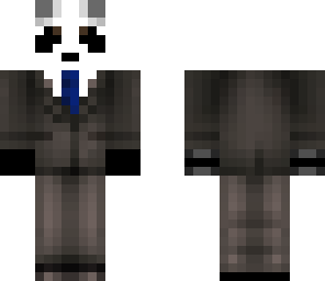 panda in a suit