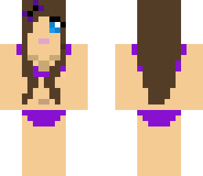 purple bikini
