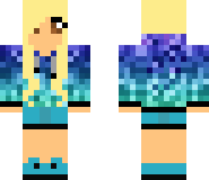blue hoodie girl