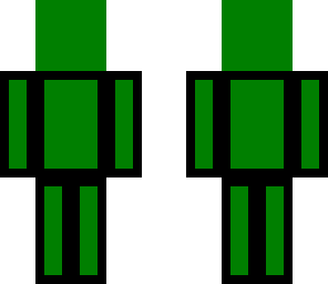 green outline