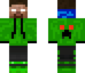 herobrine in a cool 3d hood