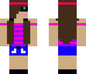the pink girl