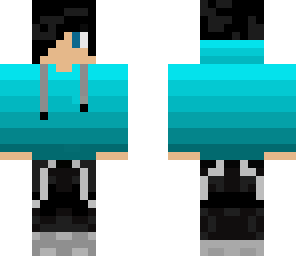 cyan blue cool teen
