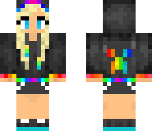 rainbow creeper girl