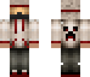 bandit with mask and  hood