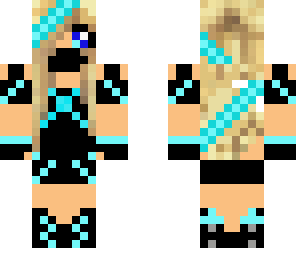 blue ninja girl