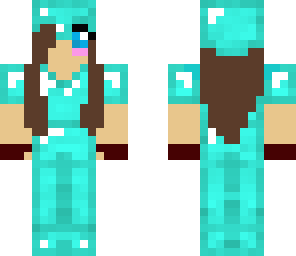 girl in diamond armor