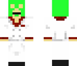 guy with a creeper helmet