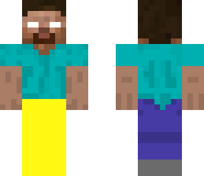 herobrine  with yellow pants