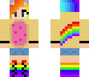 nyan cat girl edit
