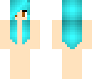 blue girl template