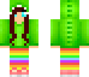 green dino girl