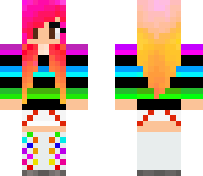 edited rainbow girl