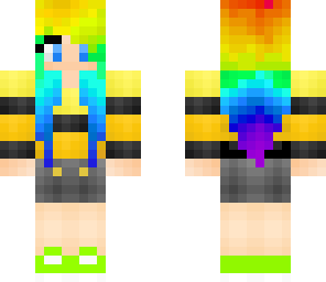 rainbow girl