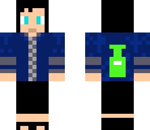 blue jacket