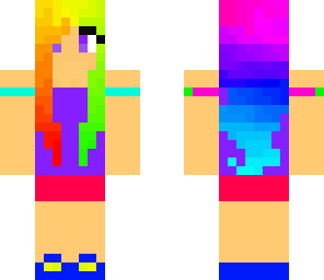 rainbow girl