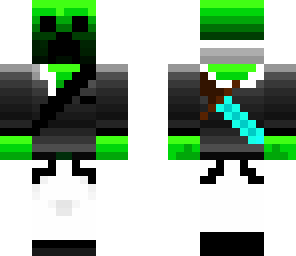 creeper with diamond sword