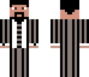 striped suit