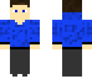 blue hoodie