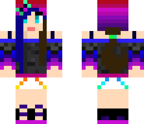 epic rainbow girl
