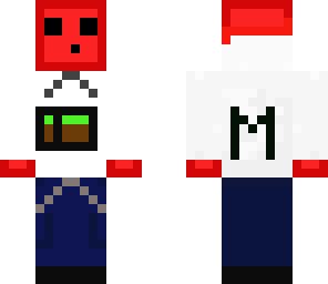 red minecraft hoodie slime