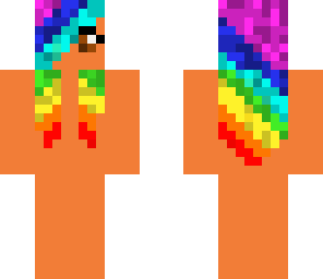 rainbow hair base