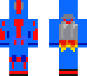 blue and red wetwork
