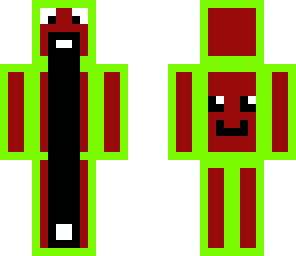 green and red shouter
