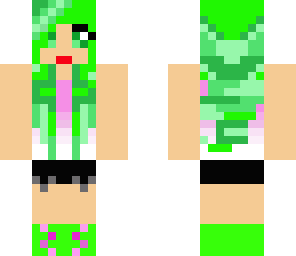 green and pink dj