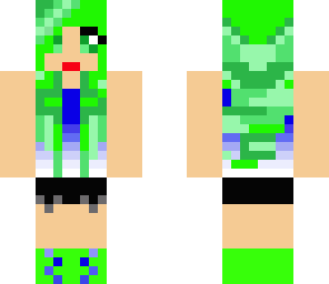 green and blue dj
