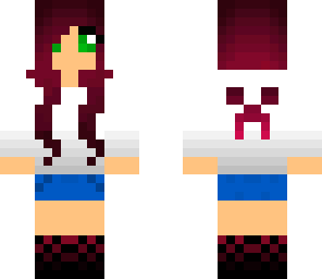 creeper red girl
