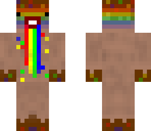 super high rainbow donut man