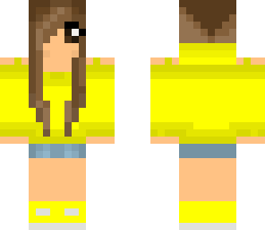 cool yellow party girl