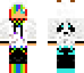 cute rainbow panda boy