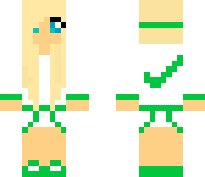 green nike girl