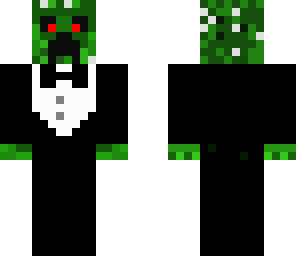 creeper in a tux