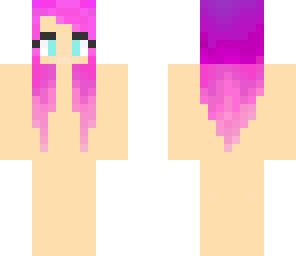 purple hair girl base