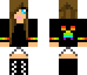 rainbow girl