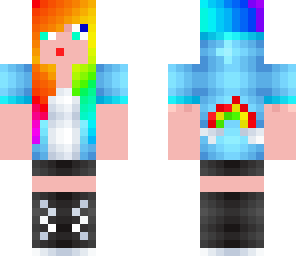 rainbow girl