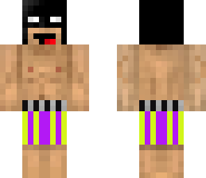 batman with stripy shorts