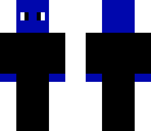 blue man